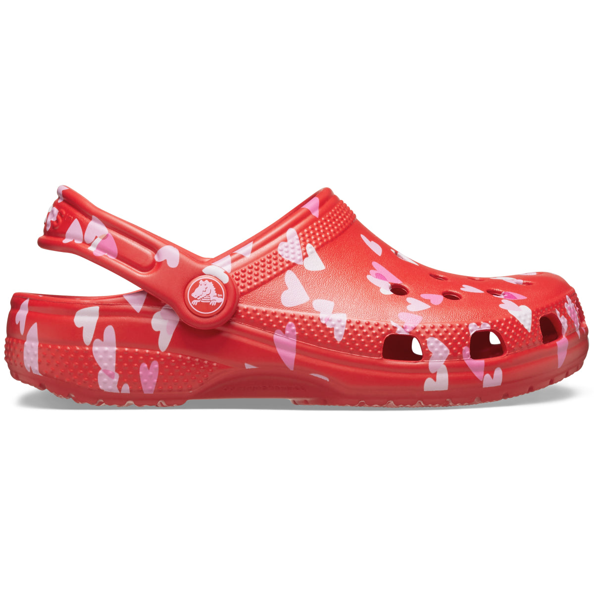 Crocs παιδικά Classic VDay Clog K σαμπό για κορίτσι 209754-6ZR Cherry Red