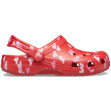 Crocs παιδικά Classic VDay Clog K σαμπό για κορίτσι 209754-6ZR Cherry Red
