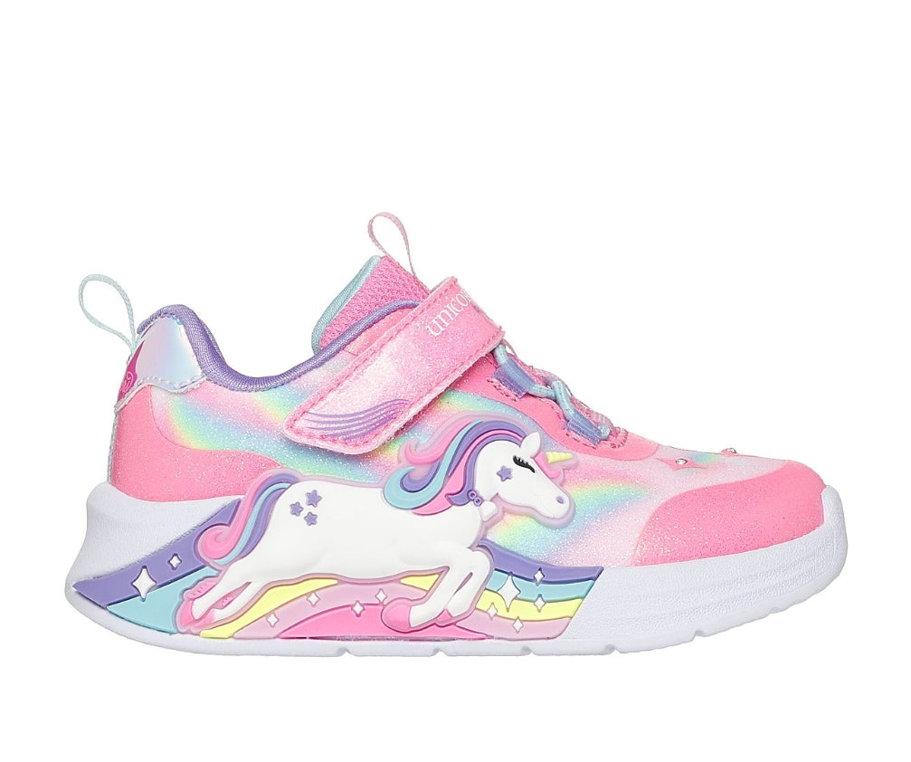 Skechers παιδικά αθλητικά παπούτσια για κορίτσια Unicorn Chaser 302298N/PKMT