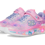 Skechers παιδικά αθλητικά παπούτσια με φωτάκια για κορίτσια Ροζ 302696L/LPMT