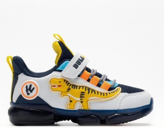 Bull Boys παιδικά αθλητικά παπούτσιαμε ήχο και φωτάκια για αγόρια Μπλε T-Rex DNAR5008 AOO