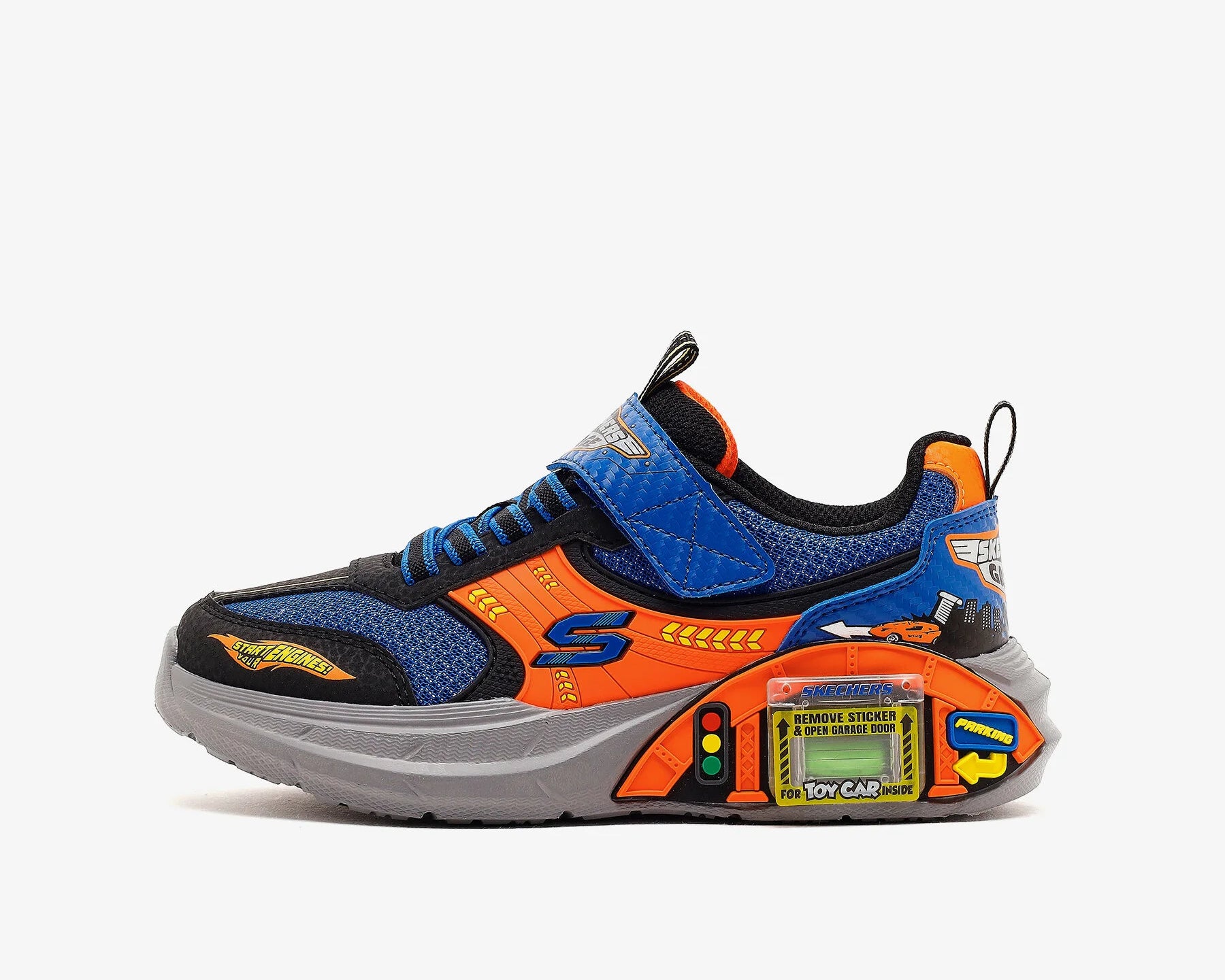 Skechers παιδικά αθλητικά παπούτσια με αυτοκινητάκια 402150L/BBOR