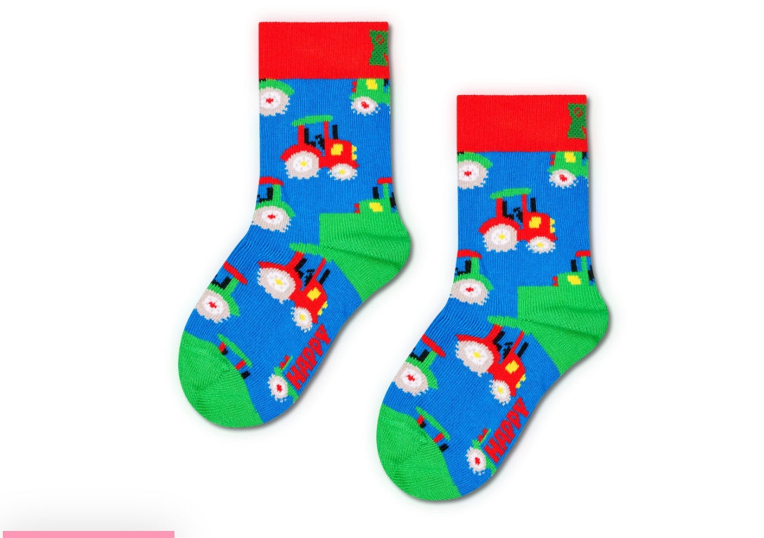 Happy socks παιδικές κάλτσες Kids Tractor Sock P006429