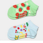 Happy Socks Kids 2-Pack Strawberry Low Socks P004890 (2 ζεύγη)