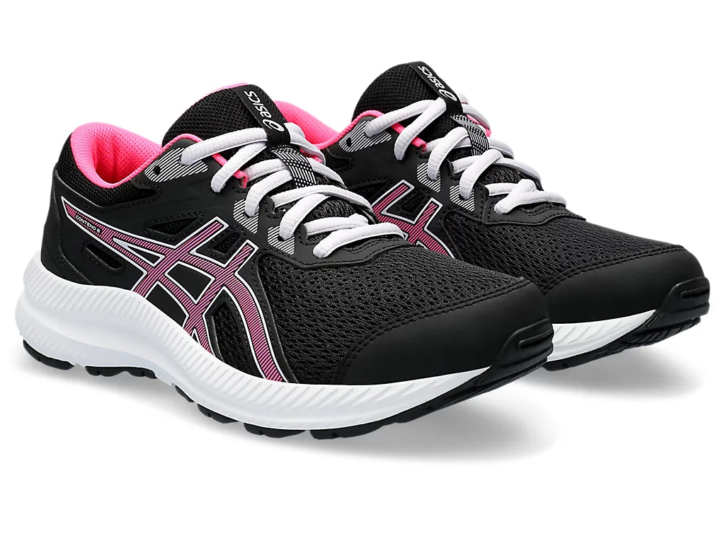 ASICS CONTEND 8 GS 1014A259-008 BLACK/HOT PINK