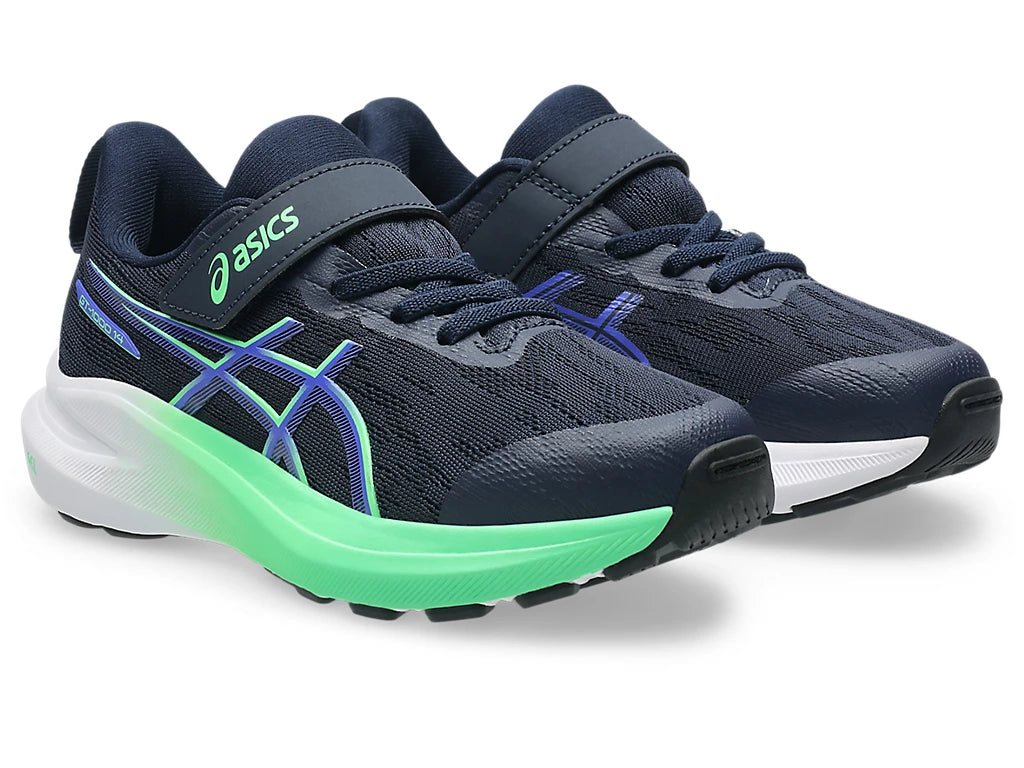 Asics παιδικά αθλητικά running παπούτσια για αγόρια GT 1000 PS 1014A381-400 Midnight/Vital Green