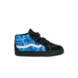 Vans παιδικά sneakers μποτάκια Sk8-Mid Reissu αγόρι Μαύρα VN0A5DXDY611 Glow Lightning Black/Blue