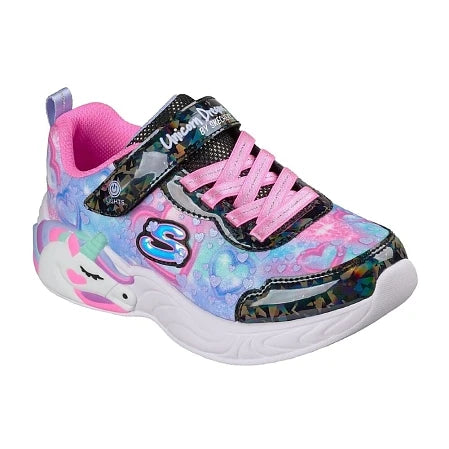 Skechers παιδικά αθλητικά παπούτσια για κορίτσι Unicorn Dreams Heart Sparkles 303063LC/BKMT