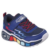 Skechers Lil Storm Scene παιδικά αθλητικά παπούτσια με φωτάκια για αγόρι 407632NC/RYL