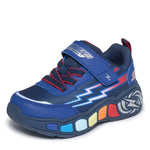 Skechers Lil Storm Scene παιδικά αθλητικά παπούτσια με φωτάκια για αγόρι 407632NC/RYL