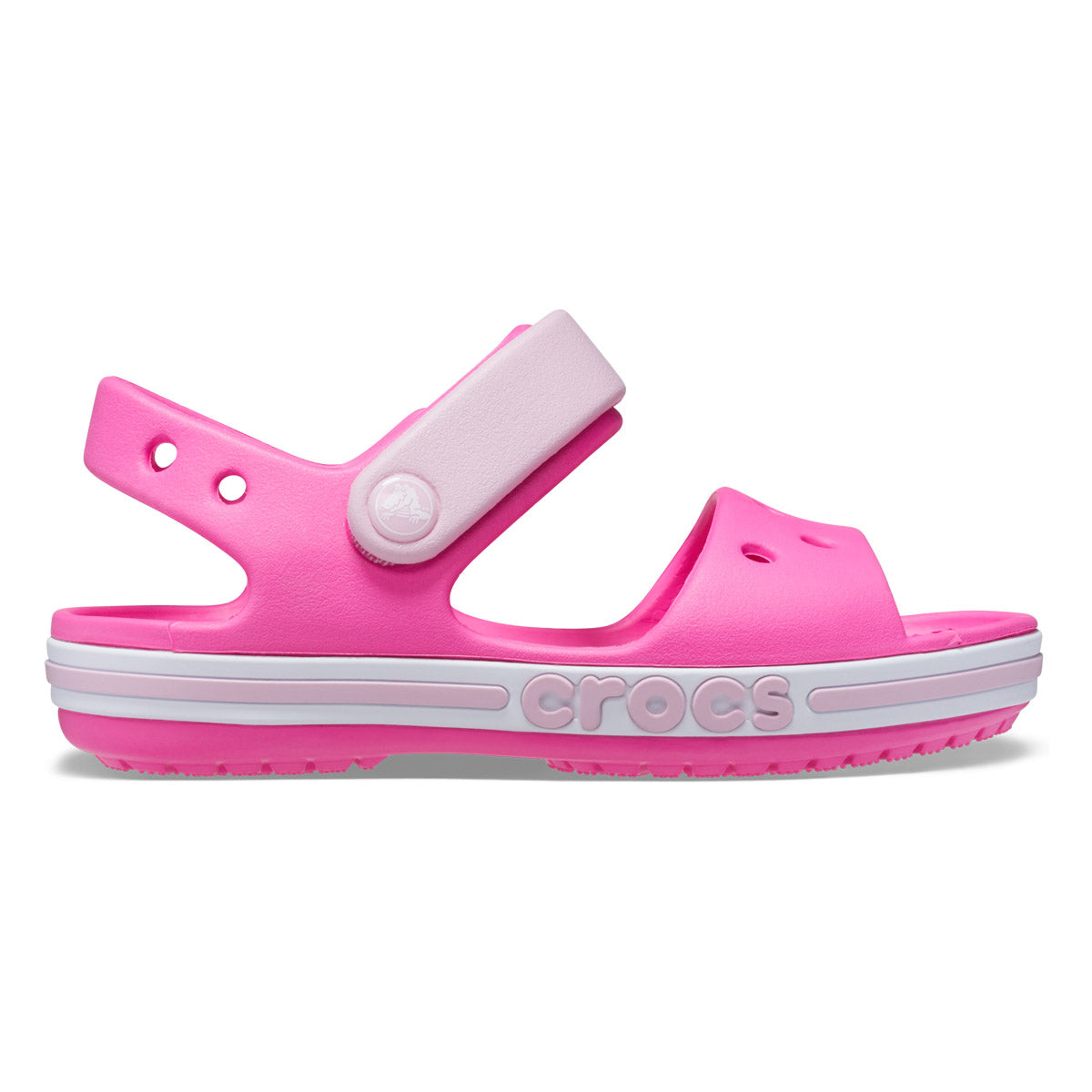 Crocs Bayaband παιδικά σανδάλια για κορίτσια Ροζ 205400-6QQ