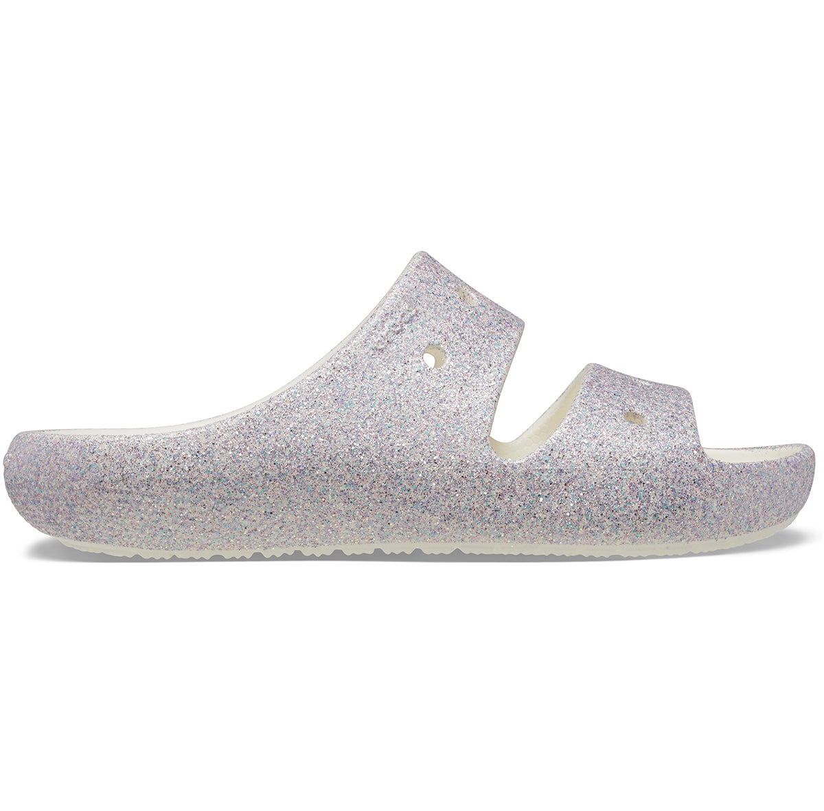 Crocs Classic Glitter Sandal V2 για κορίτσια Ασημί 209705-9DI mysti