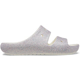 Crocs Classic Glitter Sandal V2 για κορίτσια Ασημί 209705-9DI mysti