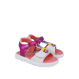 Agatha Ruiz De La Prada παιδικά πέδιλα για κορίτσια Λευκό Φούξια 252925-A304