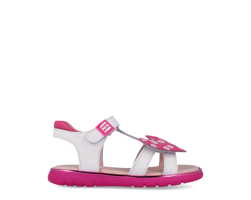 Agatha Ruiz De La Prada παιδικά ανατομικά πέδιλα για κορίτσια Λευκά 262961-B050 