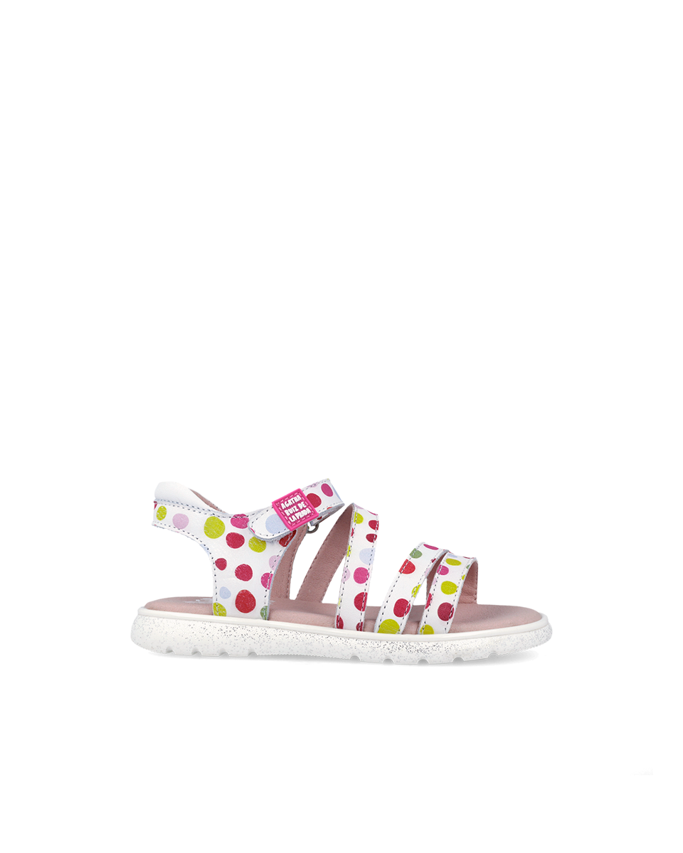 Agatha Ruiz De La Prada παιδικά ανατομικά πέδιλα για κορίτσια Λευκό 262962-B310