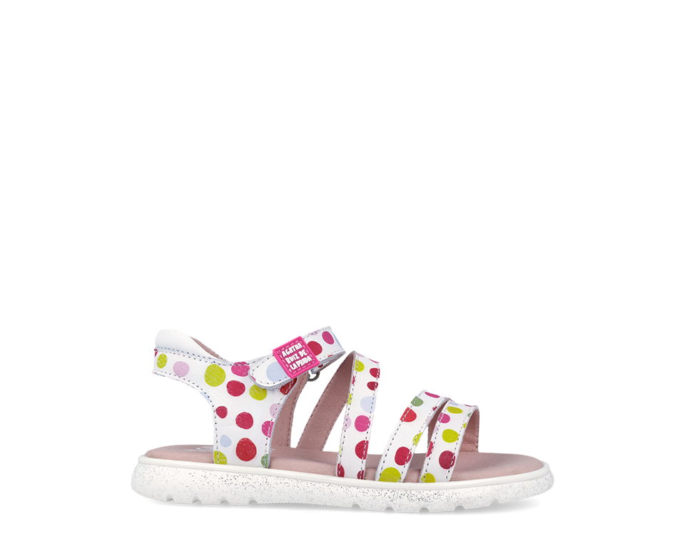 Agatha Ruiz De La Prada παιδικά ανατομικά πέδιλα για κορίτσια Λευκό 262962-B310