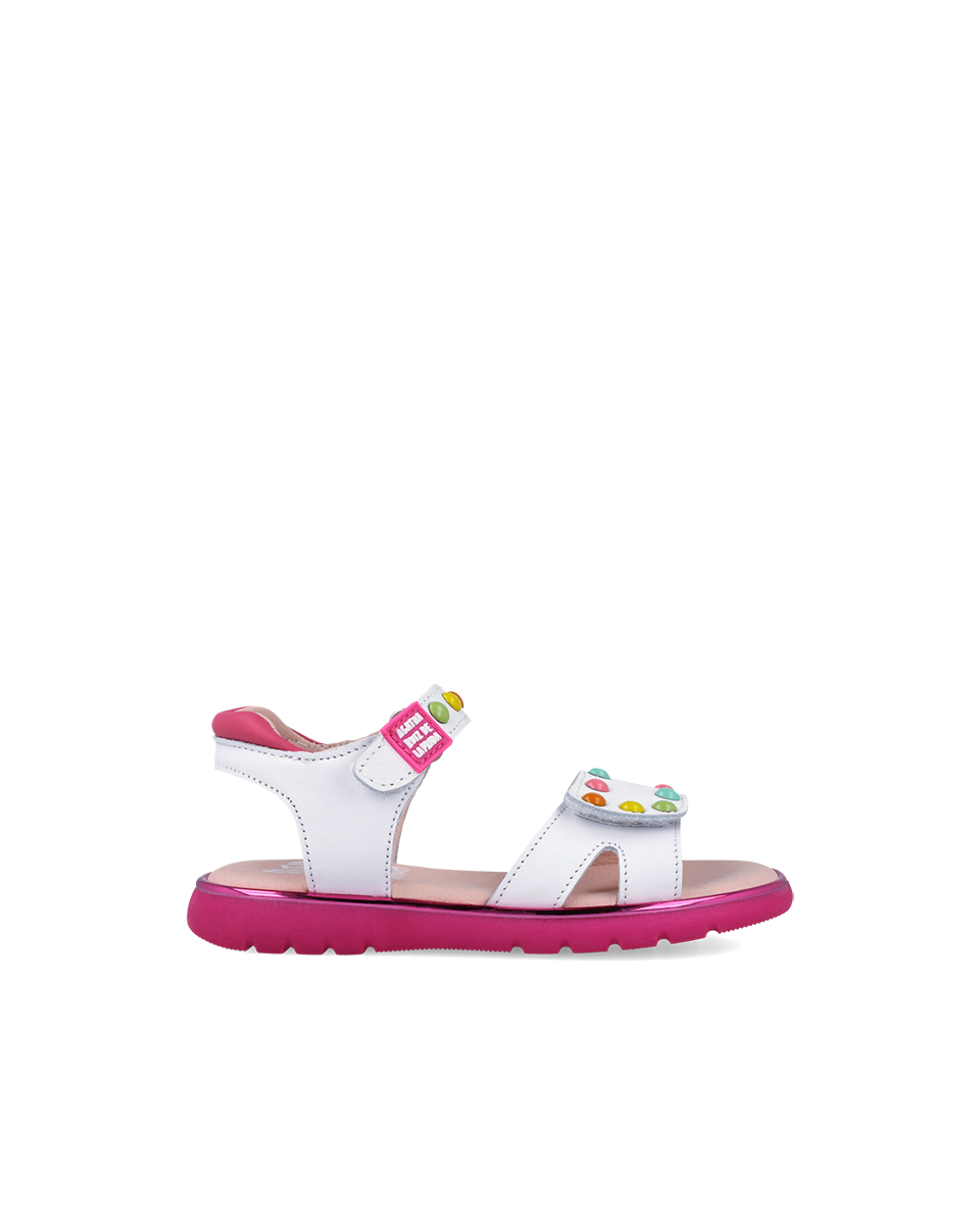 Agatha Ruiz De La Prada παιδικά ανατομικά πέδιλα για κορίτσια Λευκό 262963-B050 