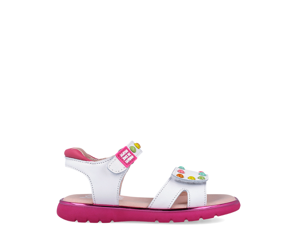 Agatha Ruiz De La Prada παιδικά ανατομικά πέδιλα για κορίτσια Λευκό 262963-B050 