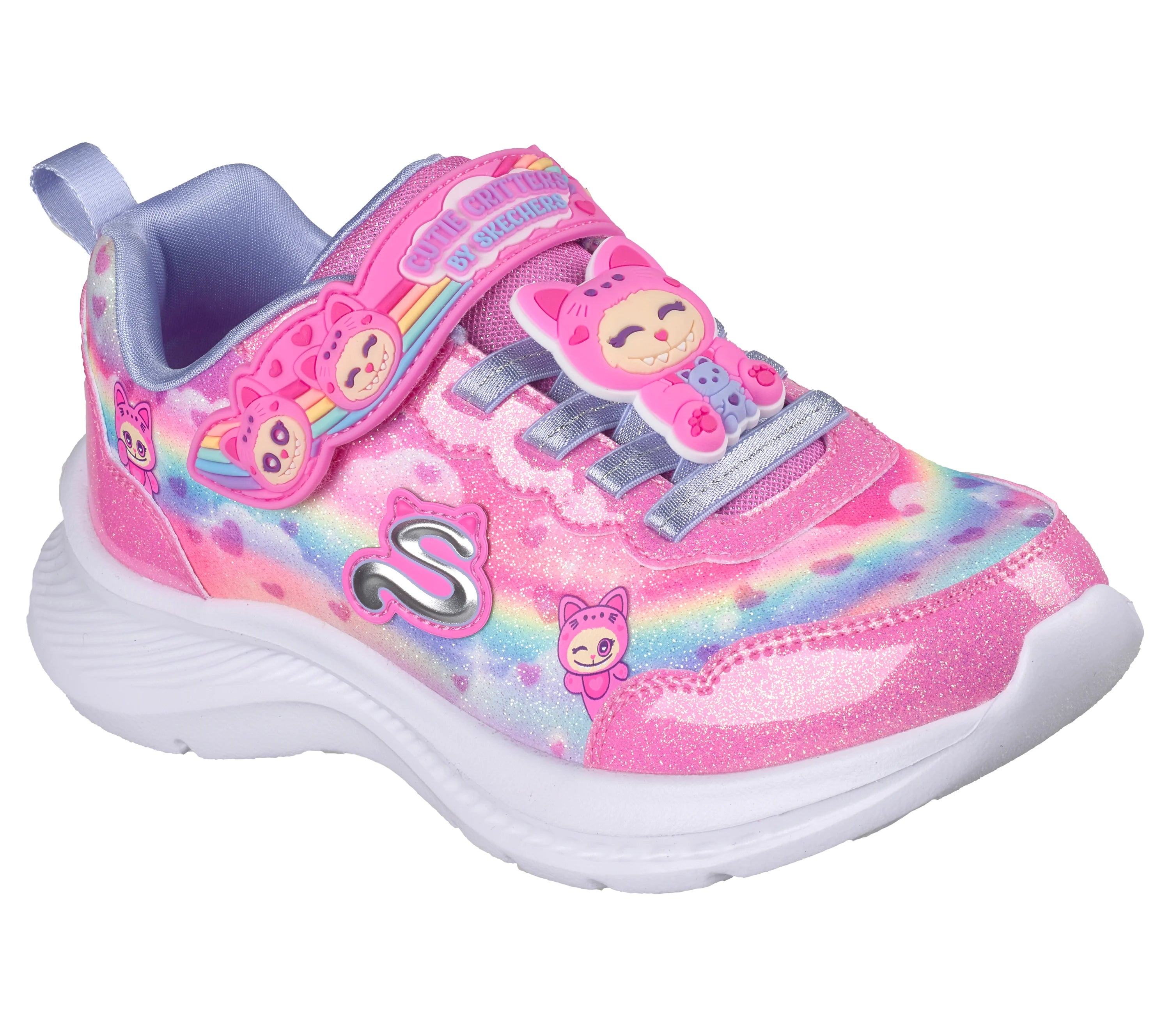 Skechers παιδικά αθλητικά παπούτσια για κορίτσια Φούξια Cutie Critters302363L/PKMT