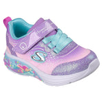 Skechers παιδικά αθλητικά παπούτσια με φωτάκια για κορίτσια  Lil Mermaid με303061N/LVMT