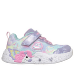 Skechers παιδικά αθλητικά παπούτσια με φωτάκια για κορίτσια Λιλά 303064N/LVMT