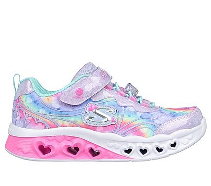 Skechers παιδικά αθλητικά παπούτσια με φωτάκια για κορίτσια 303253L/LVAQ Λιλά