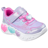 Skechers παιδικά αθλητικά παπούτσια για κορίτσια Λιλά 303266NC/LVMT