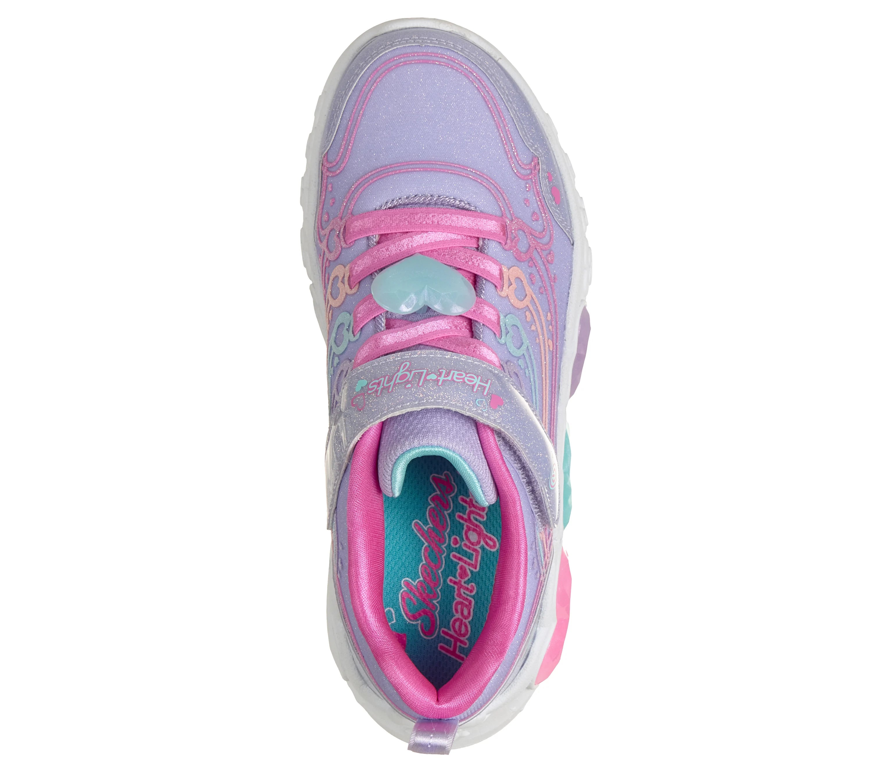 Skechers παιδικά αθλητικά παπούτσια για κορίτσια Λιλά 303266LC/LVMT