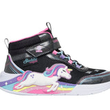 Skechers παιδικά αθλητικά μποτάκια 303302L/BKMT Lighted Unicorn