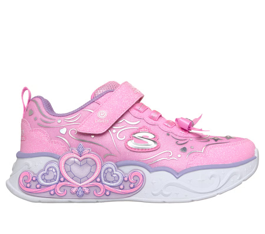 Skechers παιδικά αθλητικά παπούτσια για κορίτσια Princess steps Ροζ 303732LC/PNK