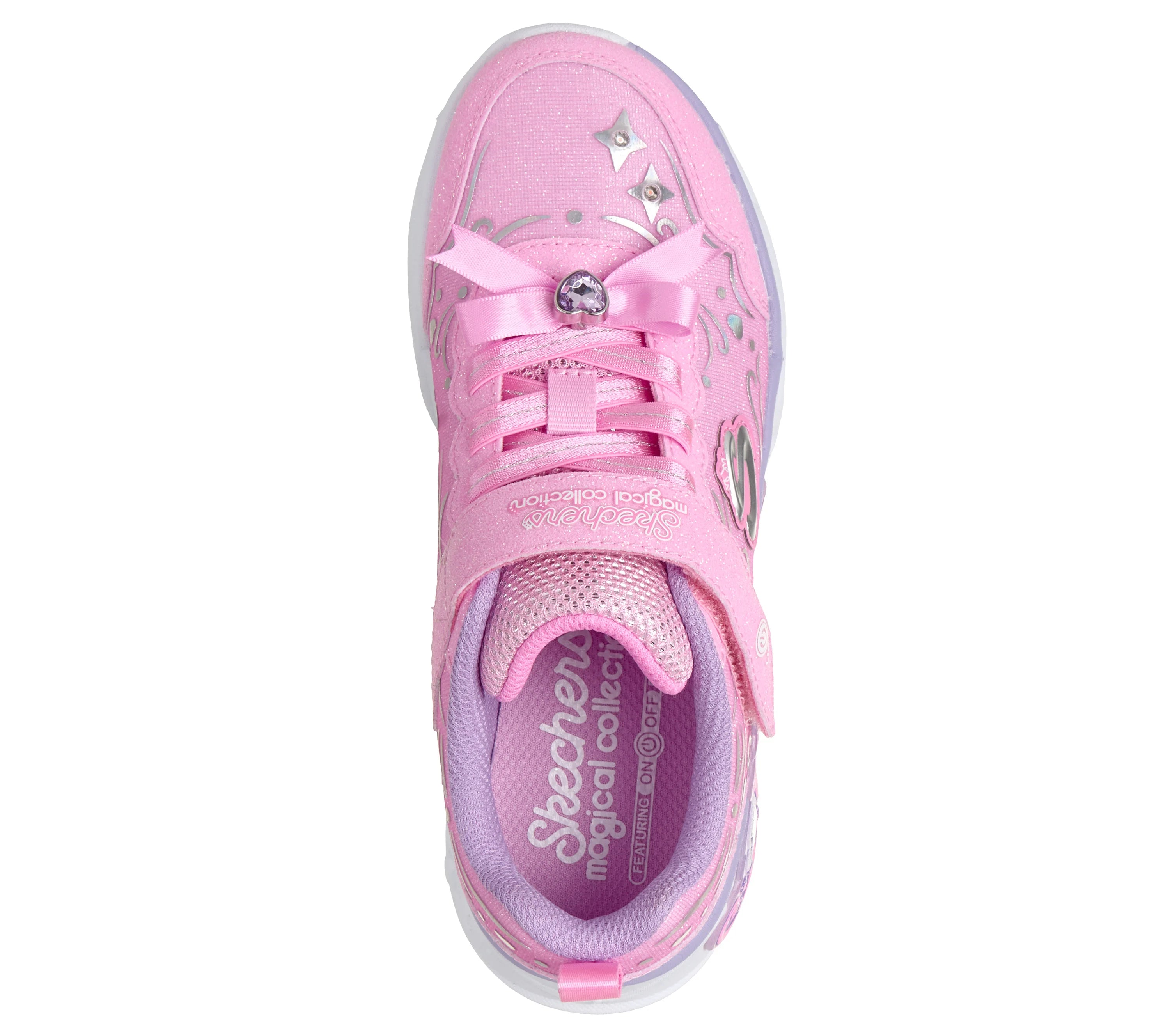Skechers παιδικά αθλητικά παπούτσια για κορίτσια Princess steps Ροζ 303732LC/PNK