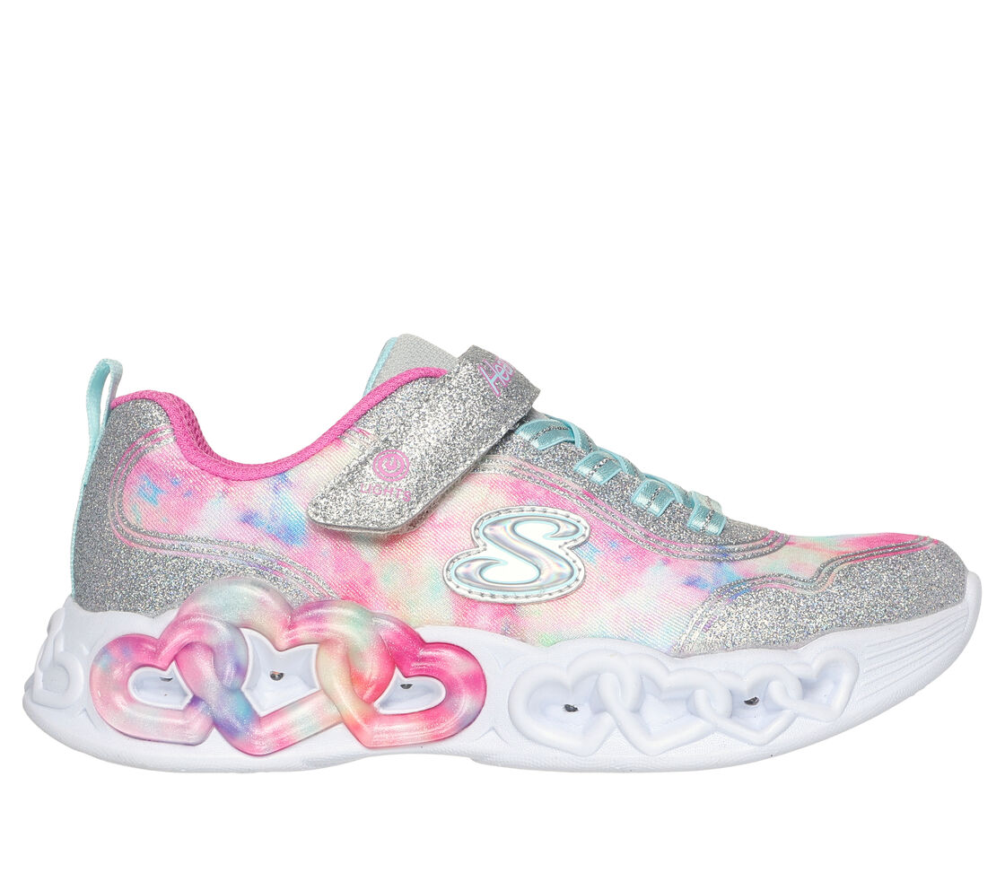 Skechers παιδικά αθλητικά παπούτσια με φωτάκια για κορίτσια 303753L/SMLT Multicolor