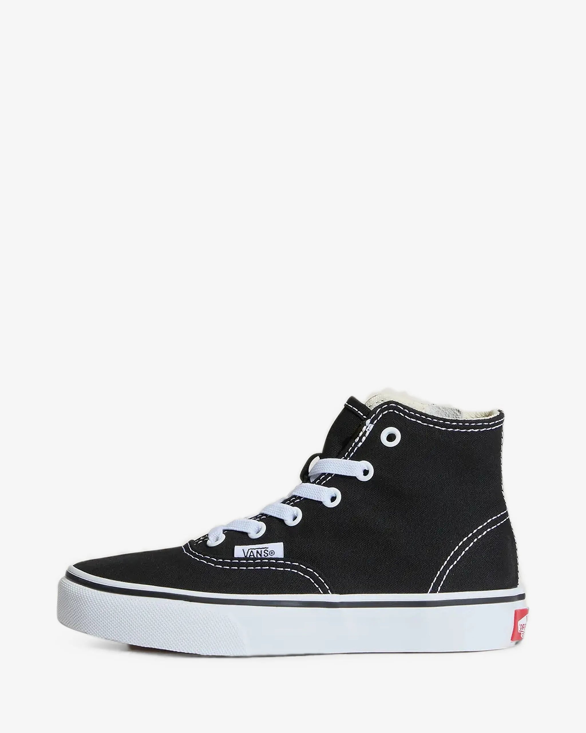 Vans Authentic Hi Zip παιδικά sneakers μποτάκια Black VN000XUHBMW1