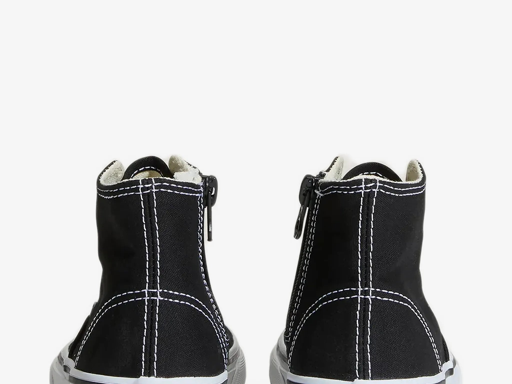 Vans Authentic Hi Zip παιδικά sneakers μποτάκια Black VN000XUHBMW1