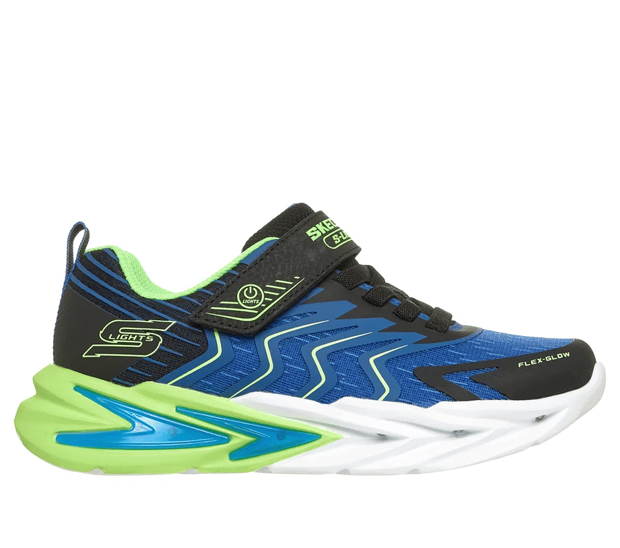 Skechers παιδικά αθλητικά παπούτσια με φωτάκια για αγόρι Flex Glow ultra  400141LC/BBLM