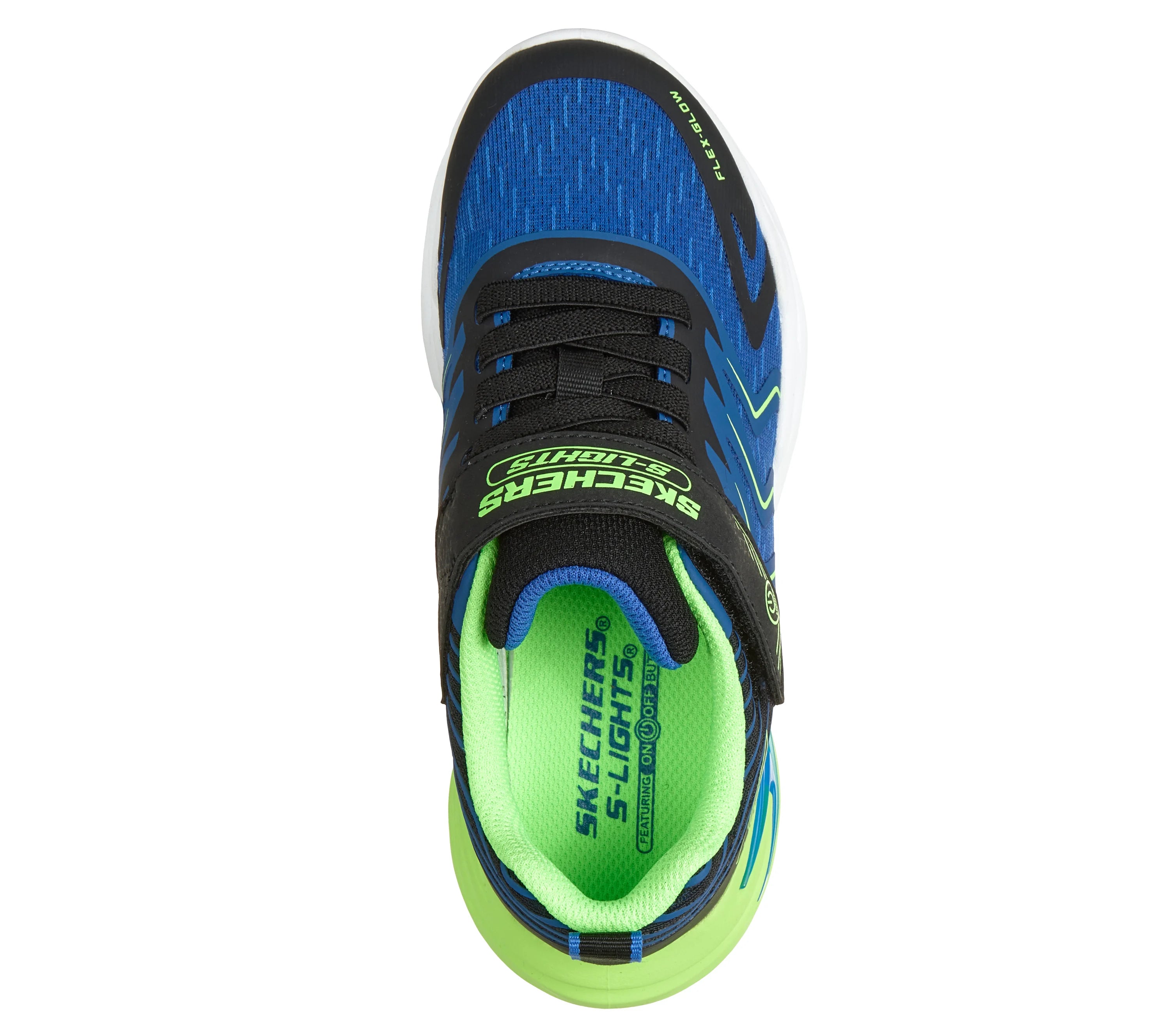 Skechers παιδικά αθλητικά παπούτσια με φωτάκια για αγόρι Flex Glow ultra  400141LC/BBLM