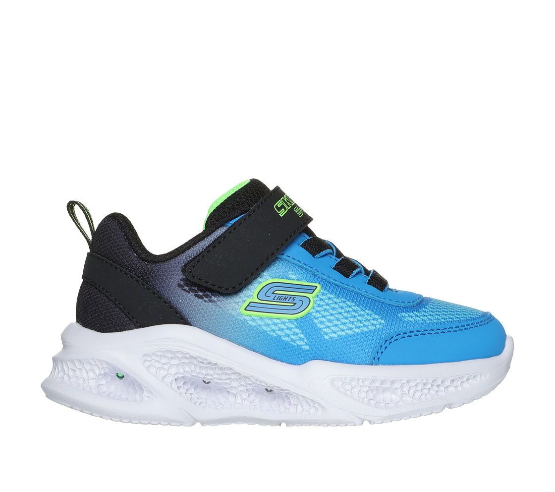 Skechers παιδικά αθλητικά παπούτσια με φωτάκια Meteor-Lights - Krendox 401495N/BKBL