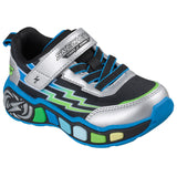 Skechers παιδικά αθλητικά παπούτσια με φωτάκια για αγόρι407632NC/SLBK