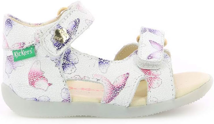 Kickers παιδικά δερμάτινα ανατομικά πέδιλα για κορίτσια 696352-10 33