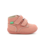 Kickers παιδικά μποτάκια κορίτσι Ροζ Bonkro-2 620739-10 131 Rose Clair