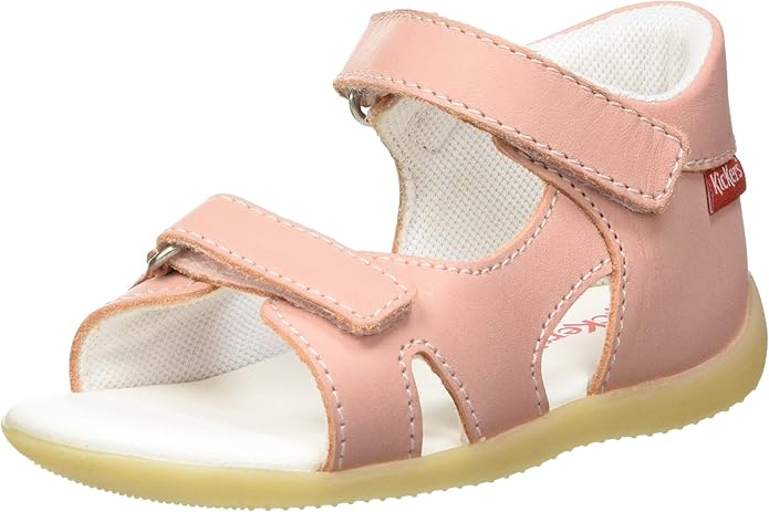 Kickers παιδικά δερμάτινα ανατομικά πέδιλα για κορίτσια Ροζ 696355-10 13