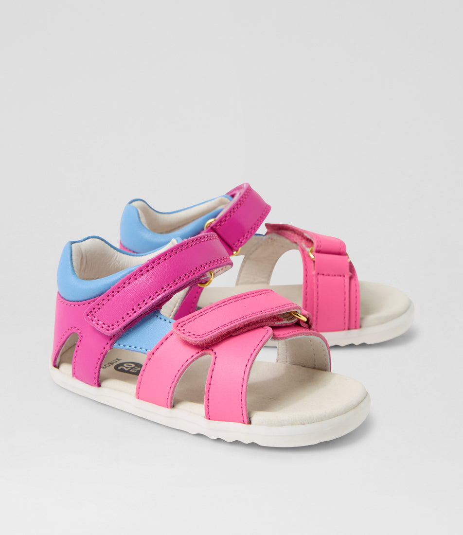 Bobux Step Up παιδικά δερμάτινα ανατομικά πέδιλα Dune Rose Violet 744360 (21-22)