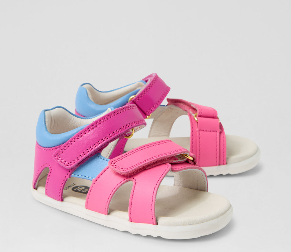Bobux Step Up παιδικά δερμάτινα ανατομικά πέδιλα Dune Rose Violet 744360 (21-22)