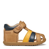 Geox παιδικά ανατομικά πέδιλα για αγόρια MACCHIA-WHISKY/NAVY B254VA 0CL78 CT6F4