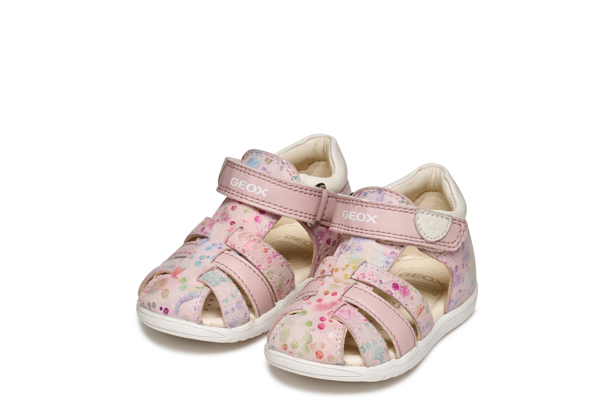 Geox παιδικά ανατομικά πέδιλα για κορίτσια MACCHIA ROSE/MULTICOLOR B254WB 007BC C8W0G