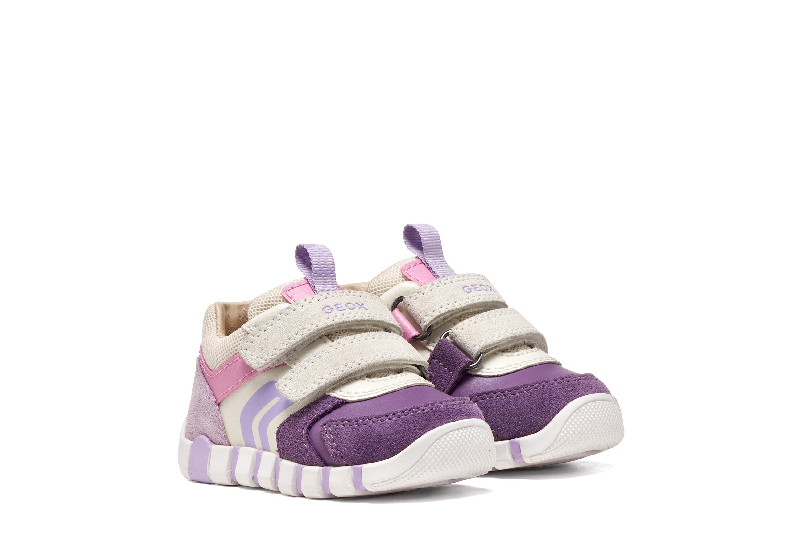 Geox παιδικά ανατομικά sneakers για πρώτα βήματα  IUPIDOO GIRL B3558C 05422 C1MF8