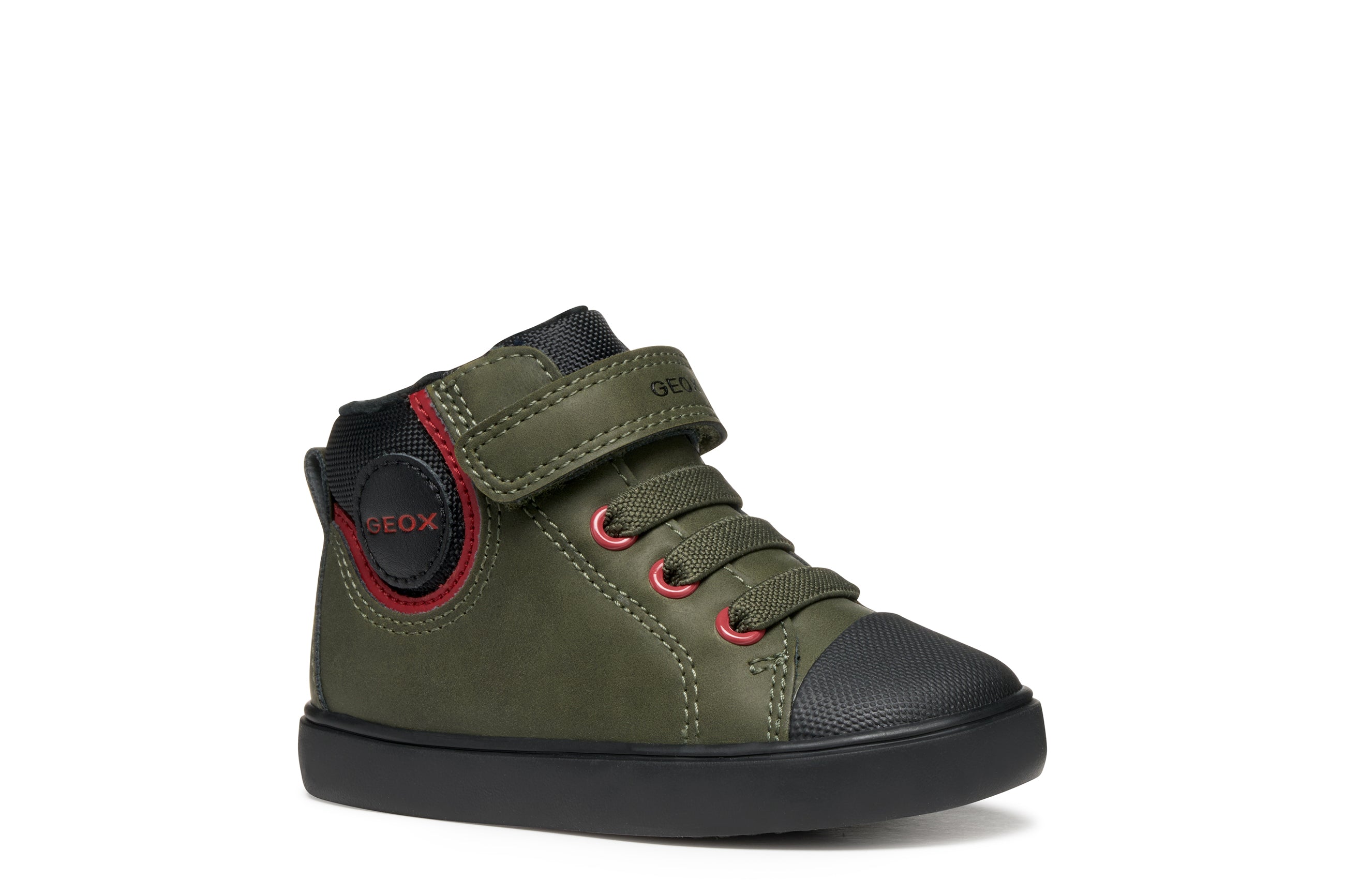 Geox παιδικά ανατομικά μποτάκια για αγόρι  GISLI BOY B461NC 0MEFU C0450