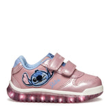 Geox παιδικά ανατομικά sneakers με φωτάκια για κορίτσι Lightyloo Stitch B5661B 000NF C8207