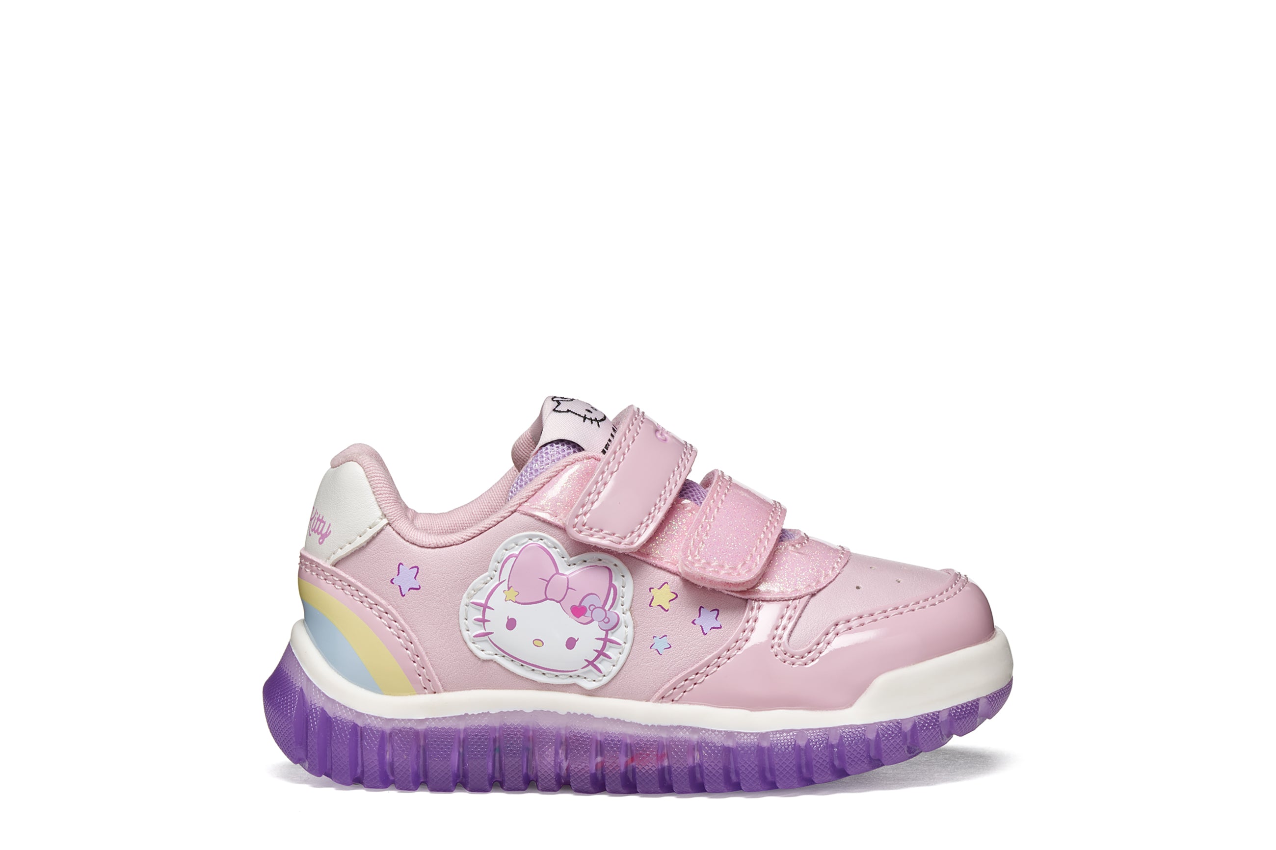 Geox παιδικά ανατομικά sneakers Hello Kitty B Lightloo B6661B 05402 C8004